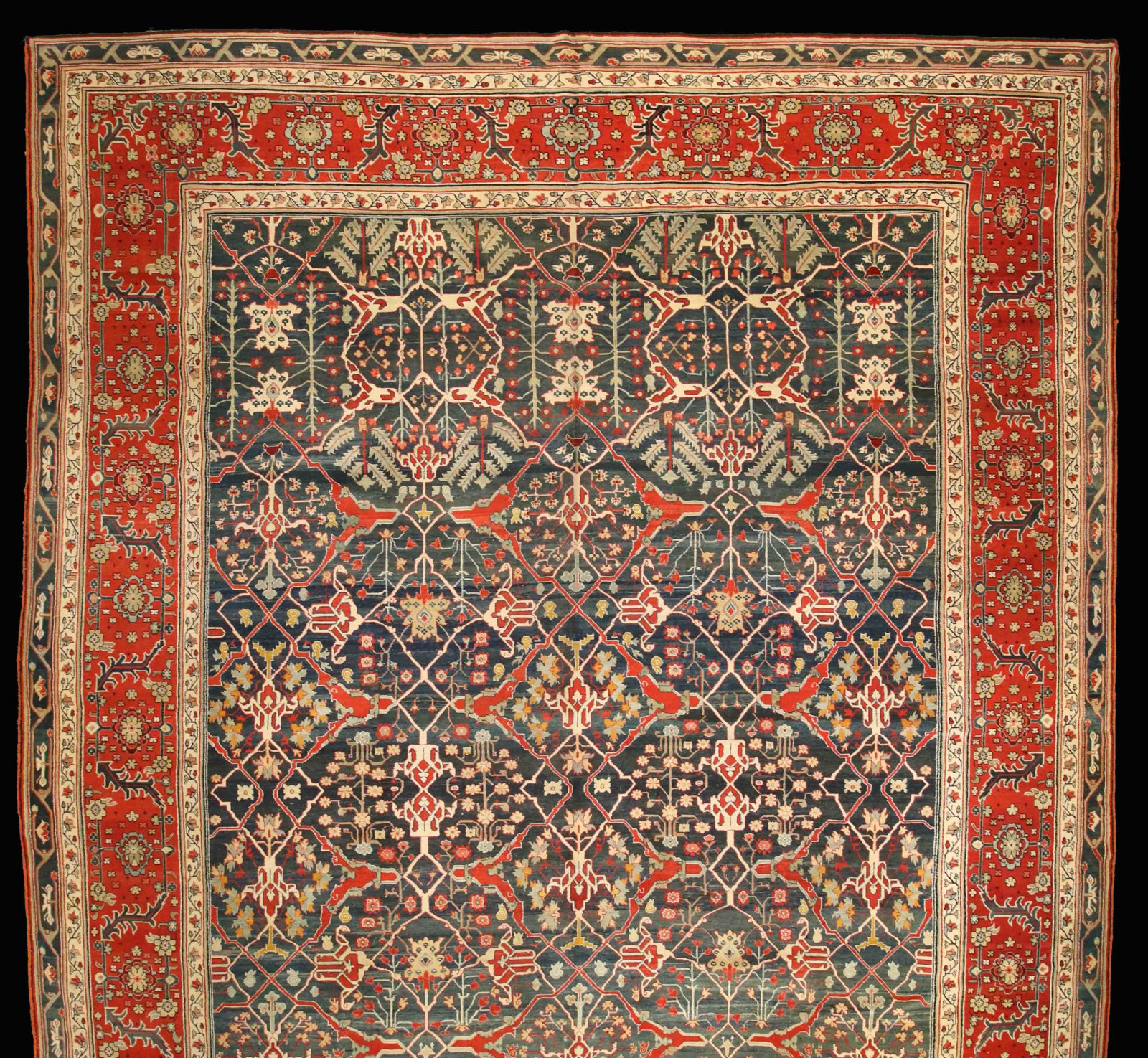 A magnificent Indian Agra Carpet C. John