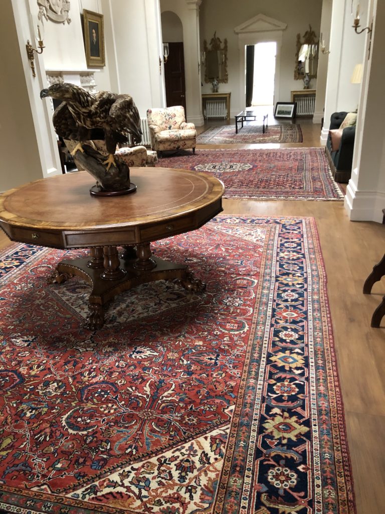 Antique carpets for a lovely new home. C. John